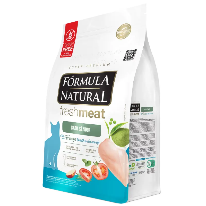 Ração Fórmula Natural Gatos Sênior Sabor Frango 1 Kg