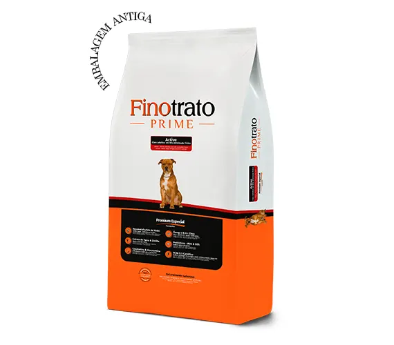 Ração Finotrato Life Light Sabor Frango e Arroz para Cães Raças Grandes e Gigantes 15 Kg