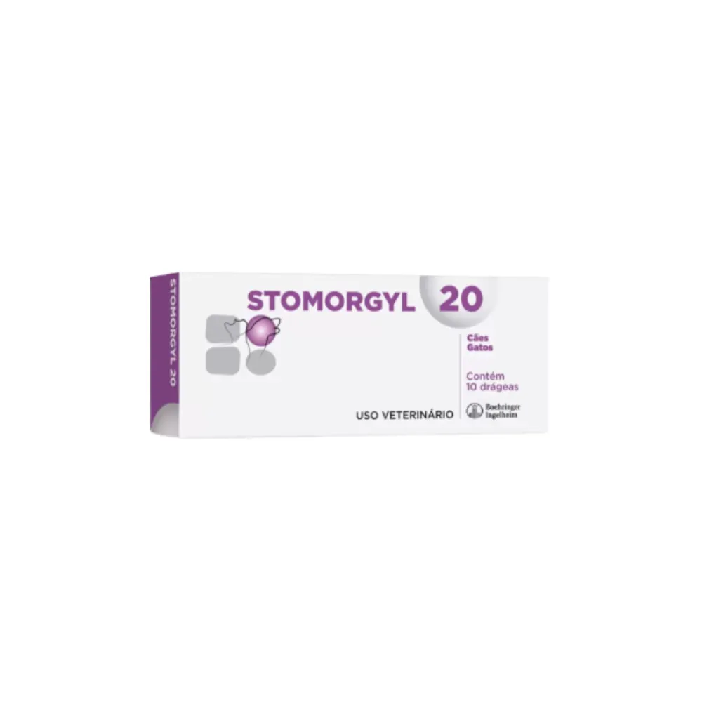 Stomorgyl 20 Antibiótico - 10 Comprimidos