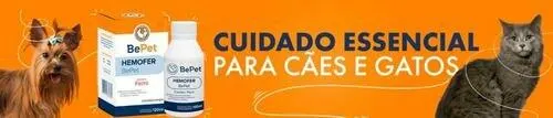 Suplemento Mineral Hemofer Cães E Gatos Bepet - 120ml