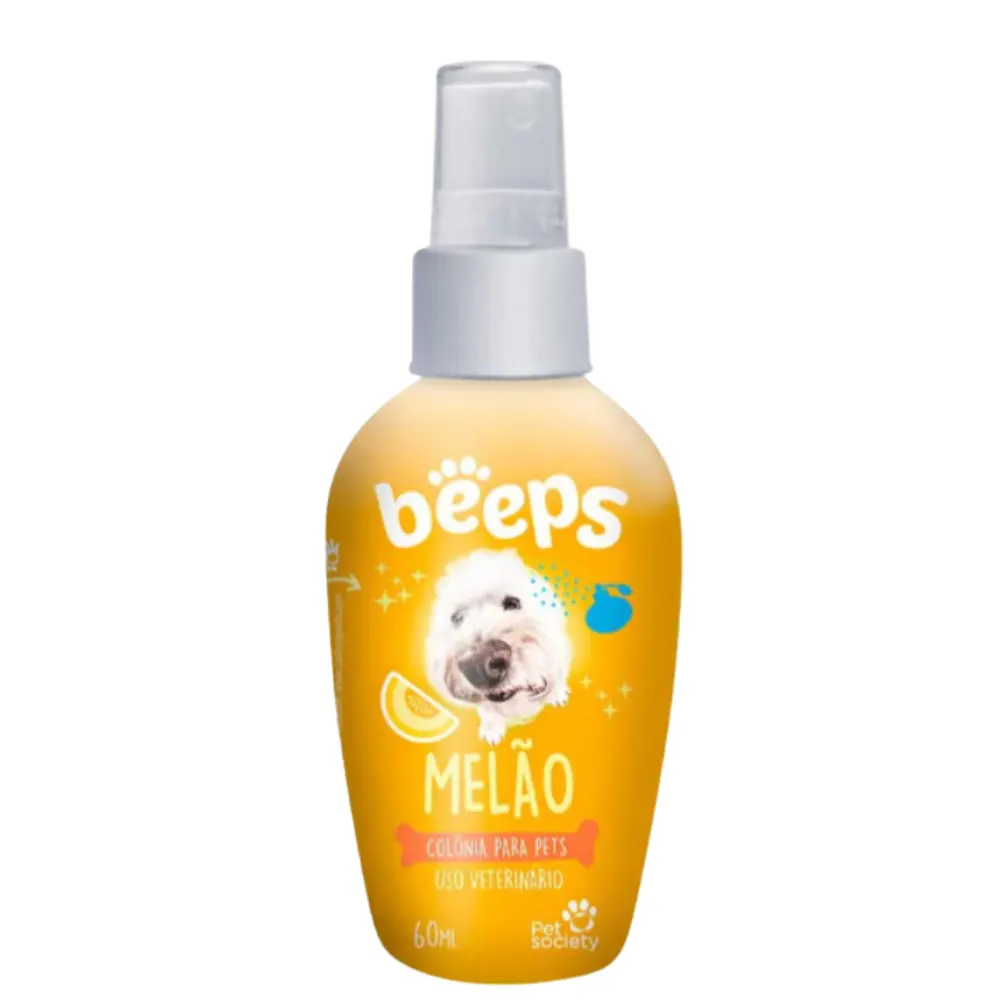 Colônia Beeps Melão para Cães e Gatos 60ml