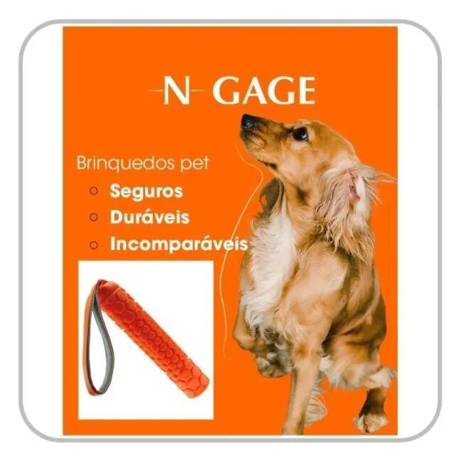 Brinquedo Pet Cachorro Pequeno Mordedor N-gage Bumper Júnior