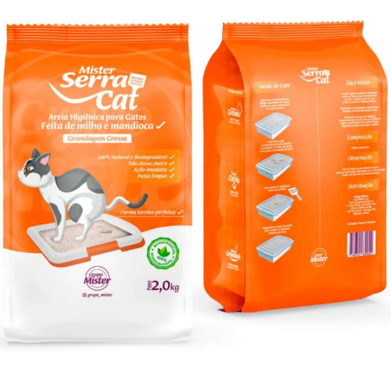Mister Serracat Grosso - Areia Para Gatos 2kg