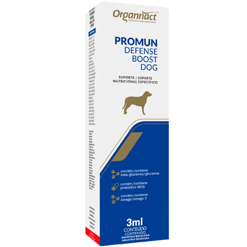 Suplemento Promun Defense Boost Dog Organnact 3 ml