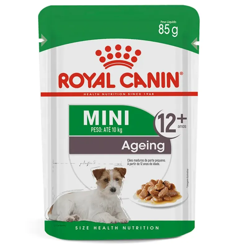 Ração Úmida Royal Canin Mini Ageing 12+ Cães Idosos 85g