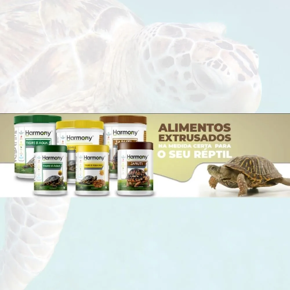 Harmony Repteis Tigre D'Agua Mix 250G- Minas Nutri