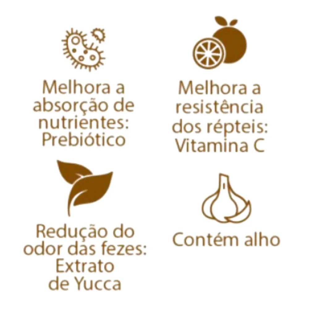 Harmony Repteis Tigre D'Agua Mix 250G- Minas Nutri