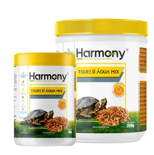 Harmony Repteis Tigre D'Agua Mix 250G- Minas Nutri