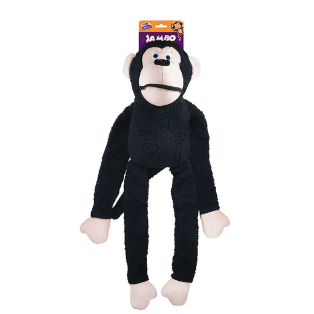 Brinquedo Mordedor Pelúcia Macaco Gigante Preto