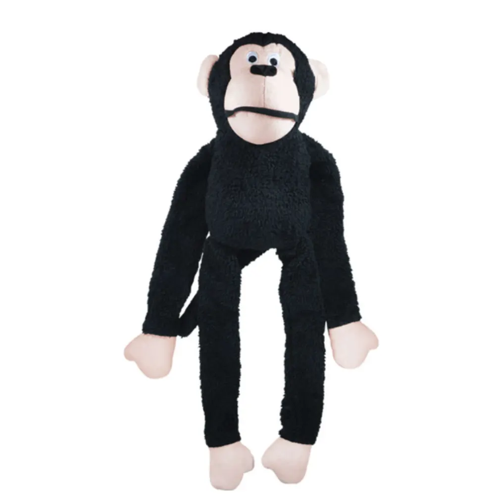 Brinquedo Mordedor Pelúcia Macaco Gigante Preto