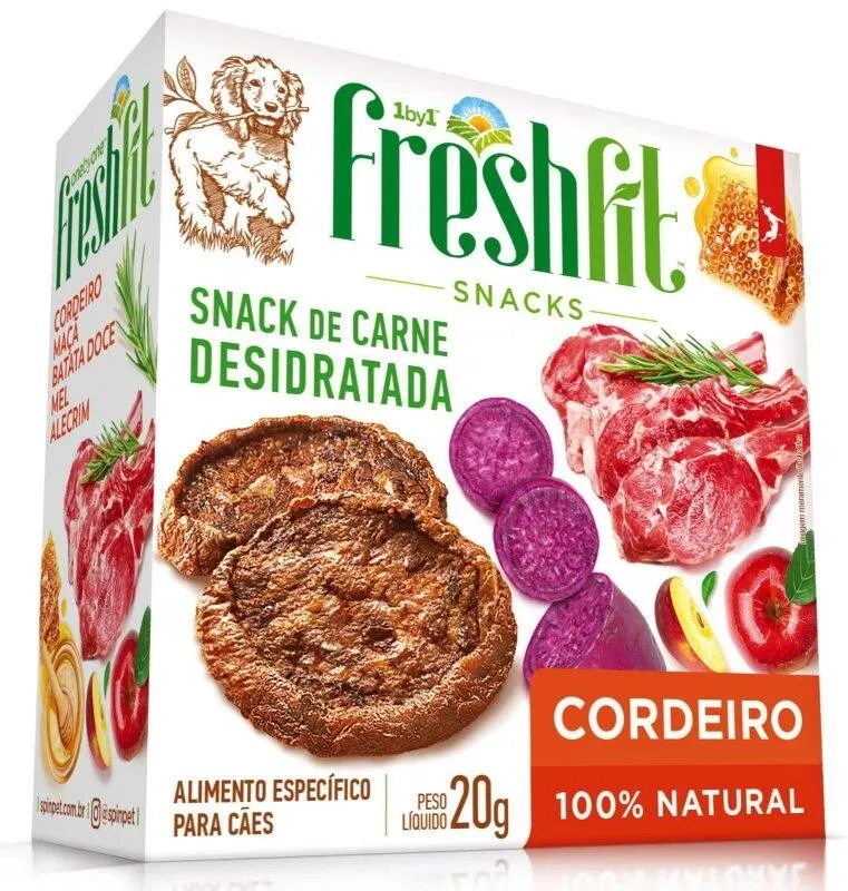 Mini Snack FRESHFIT Spin Pet - 20grs - Cordeiro