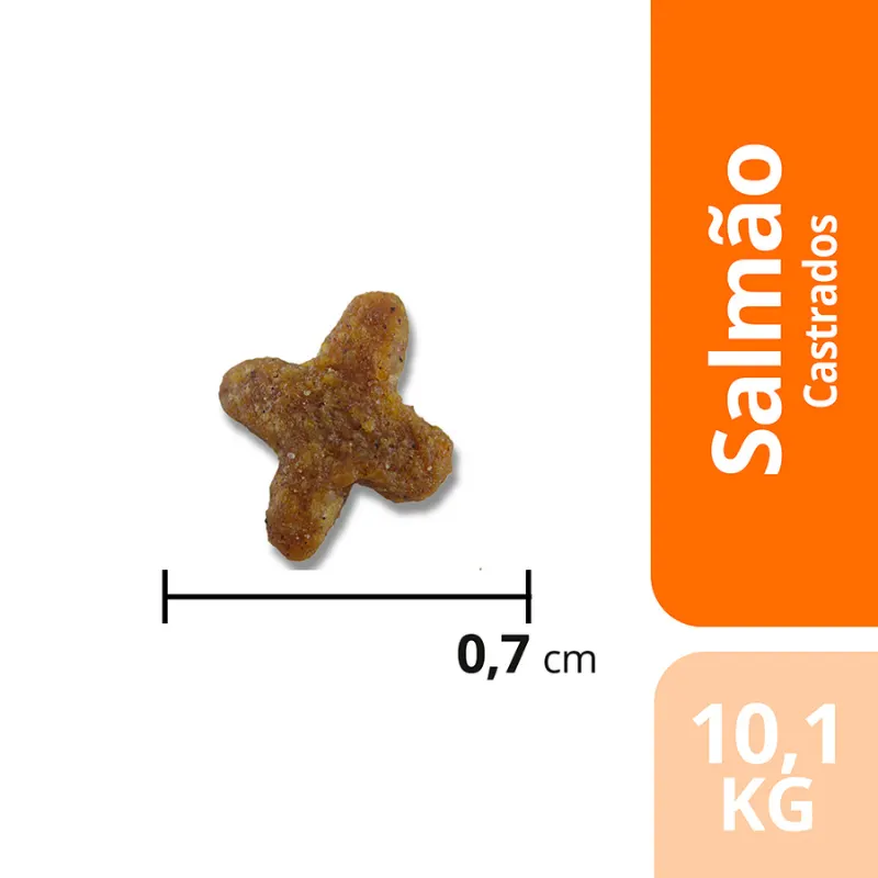 Ração Max para Gatos Adulto Castrados Sabor Salmão