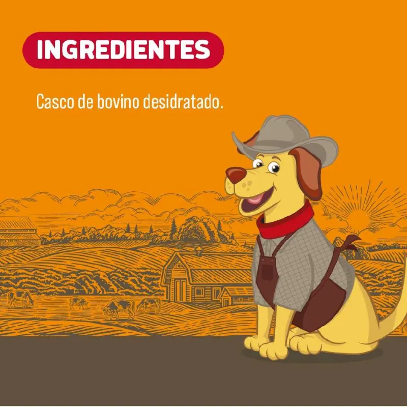 Petiscão Naturau Casco Bovino 1 Un