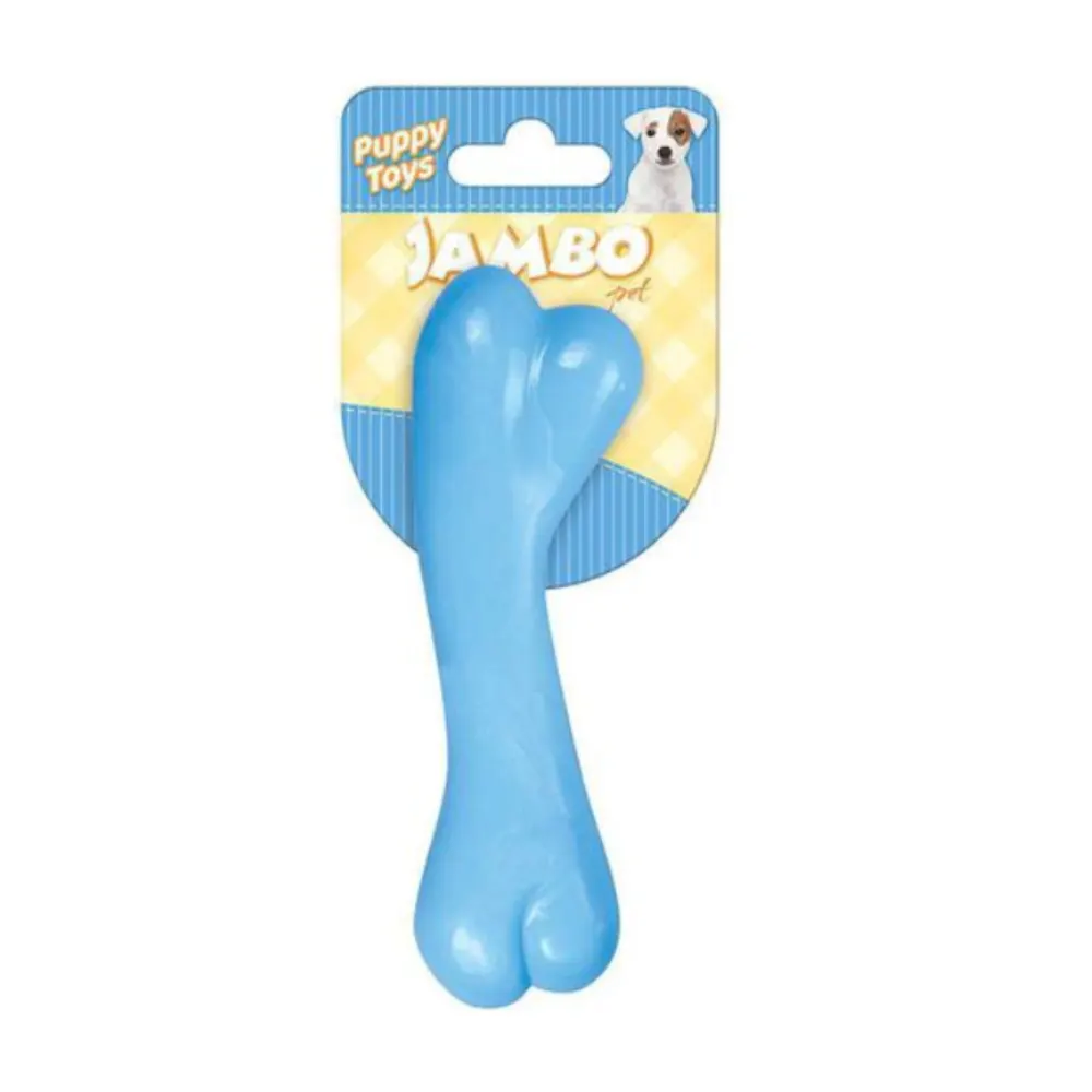 Brinquedo Mordedor Ossinho Baby Bone Azul