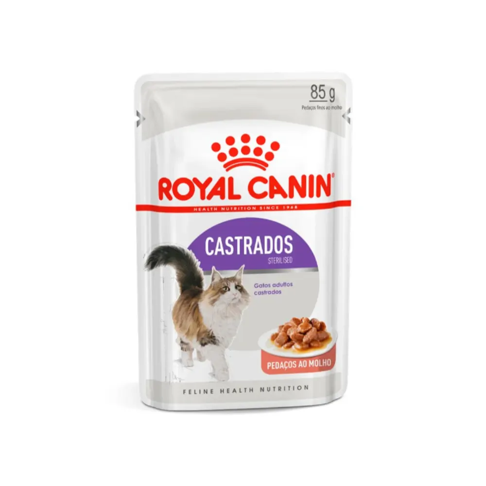 Ração Úmida Royal Canin para Gatos Adultos Castrados 85g