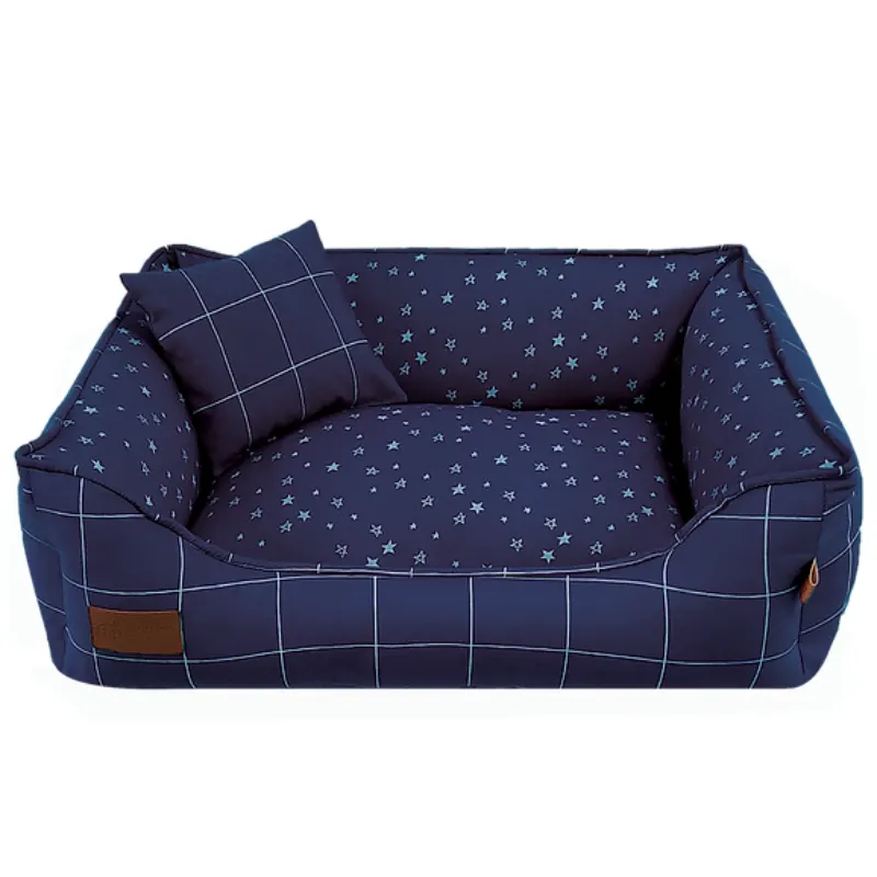 Cama Risca Star Marinho M Fabrica Pet