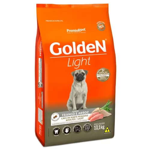 Ração Golden Fórmula Light Cães Adultos Mini Bits Frango