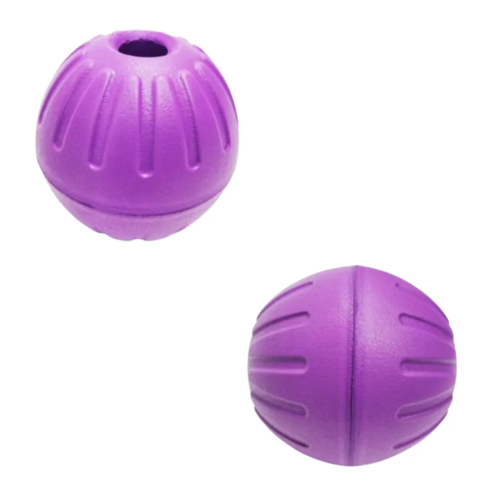 Mordedor Bola Strong Grande Roxa P/cães -Resistente