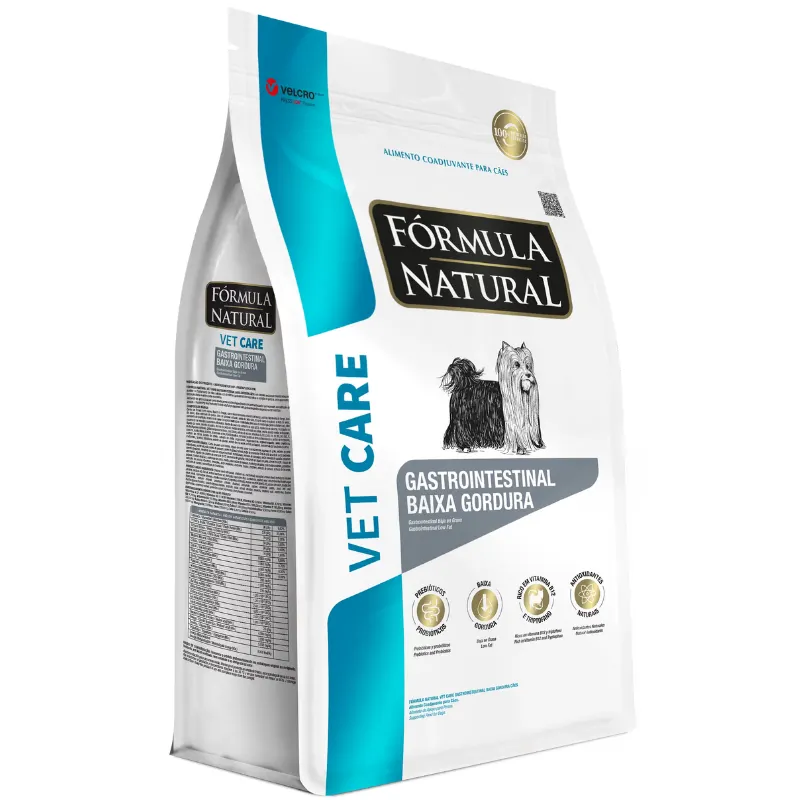 Ração Fórmula Natural Vet Care Cães Gastrointestinal Baixa Gordura 2 Kg