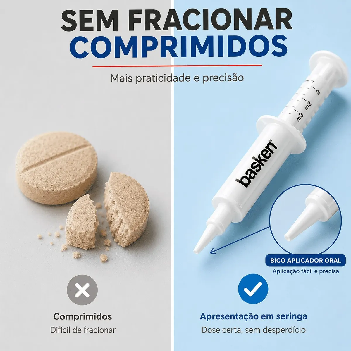 Vermífugo König Basken Suspensão Plus5 para Cães até 15 Kg 3 ml
