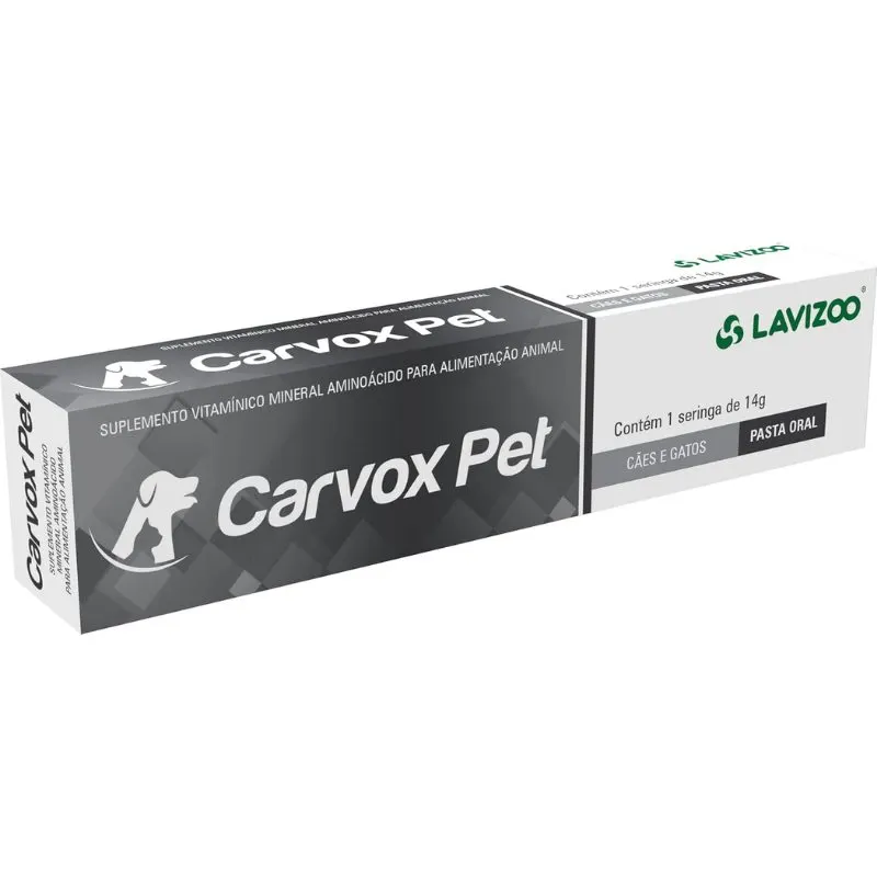 Suplemento Vitamínico Carvox Pet 14gr