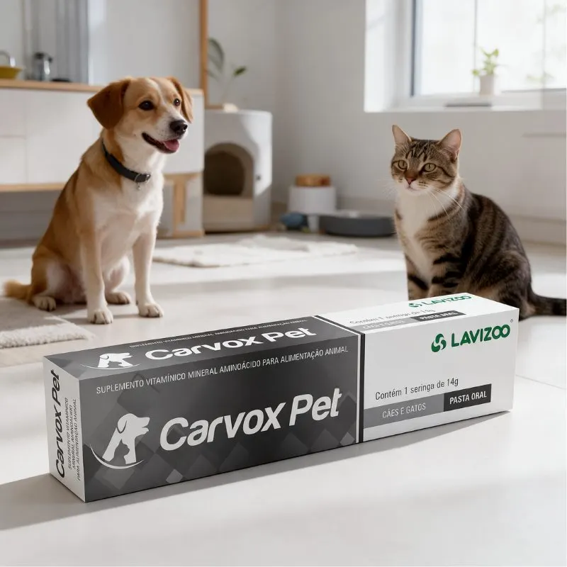 Suplemento Vitamínico Carvox Pet 14gr