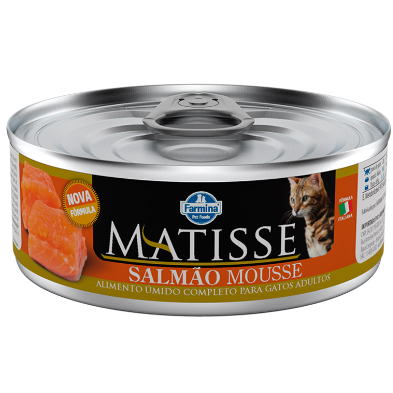 Ração Úmida Matisse Cat Wet Mousse Salmão 85 g