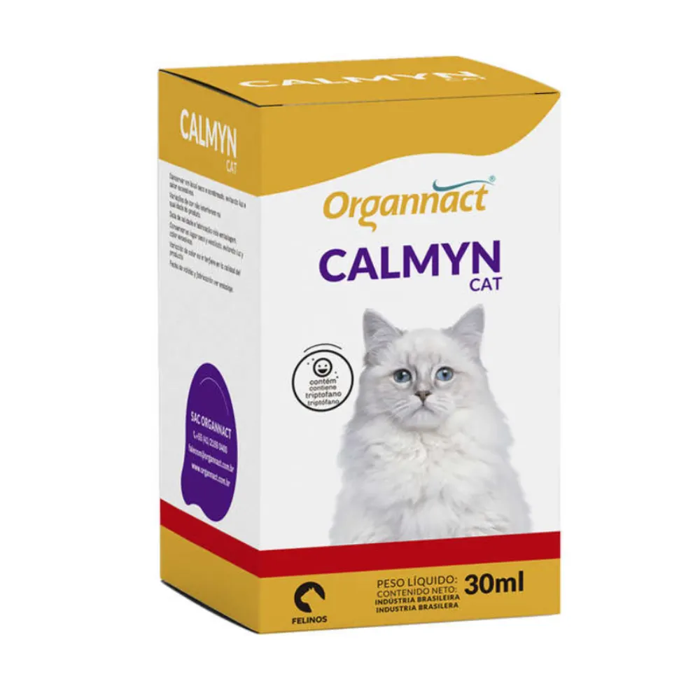 Suplemento Alimentar Organnact Calmyn Cat - 30Ml
