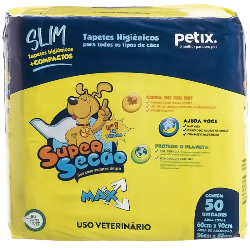Tapete Higiênico Super Secão Max Slim Cães