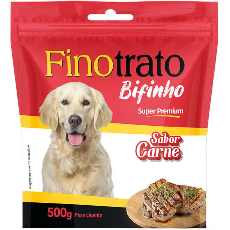 Bifinho Finotrato Sabor Carne para Cães 500 g
