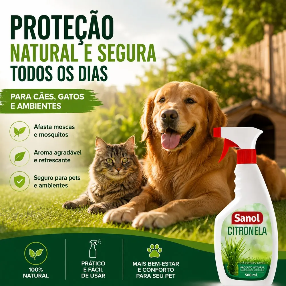 Citronela Sanol Gatilho 500 ml