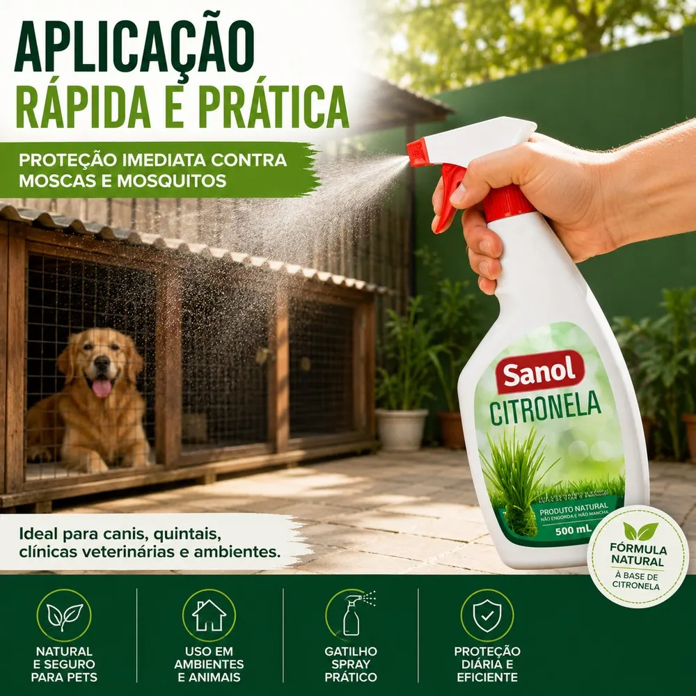 Citronela Sanol Gatilho 500 ml