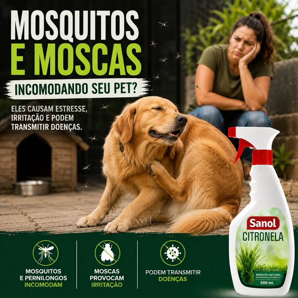 Citronela Sanol Gatilho 500 ml