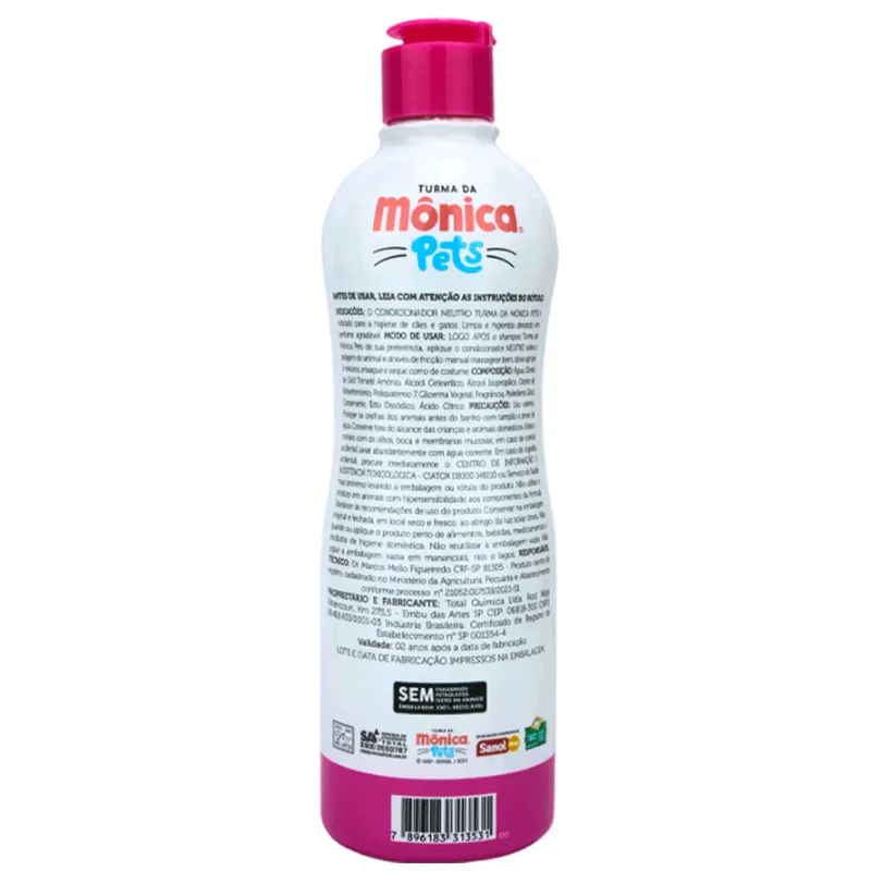 Condicionador Neutro Hidratante Turma da Monica 500 ml