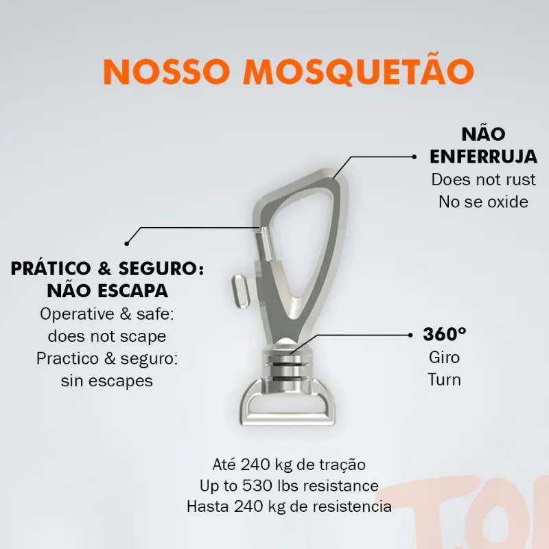 Conjunto Peitoral Toh Tradicional Pop + Guia Marinho Caqui P