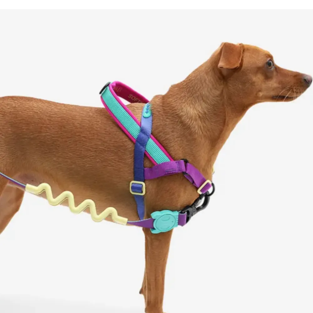 Peitoral Antipuxão Softer Walk Cachorros Shockwave
