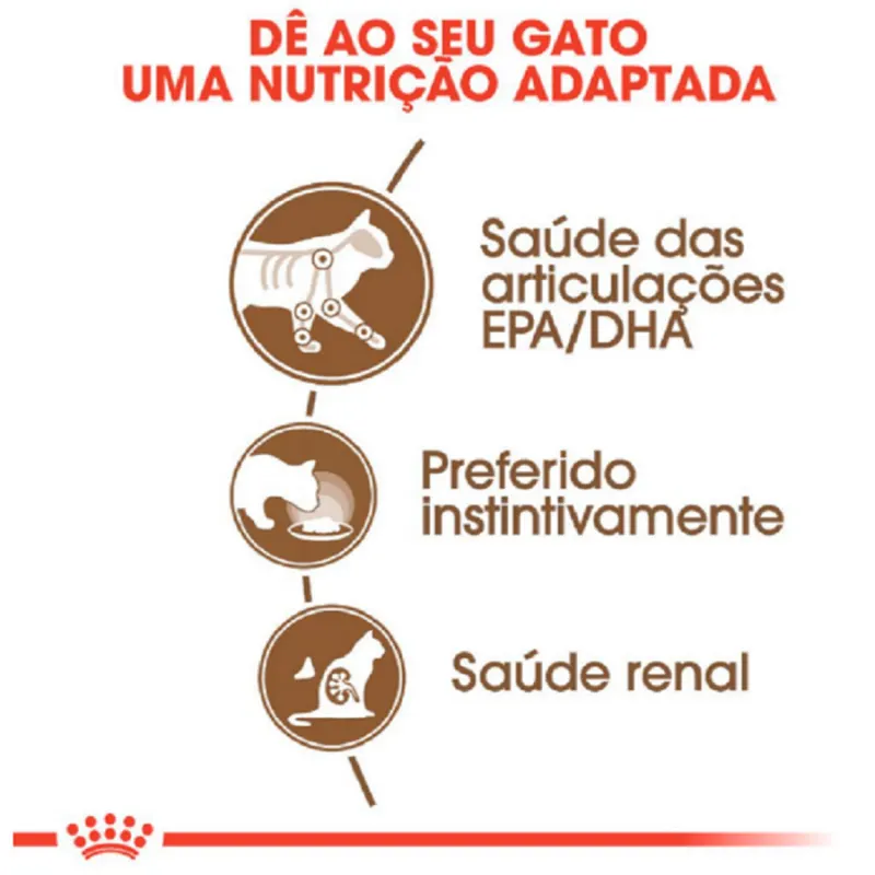 Ração Úmida Royal Canin Sachê Ageing 12+ para Gatos Adultos  85 g