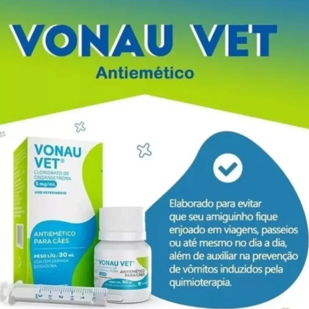 Antiemético Vonau Vet para Cães 30ml