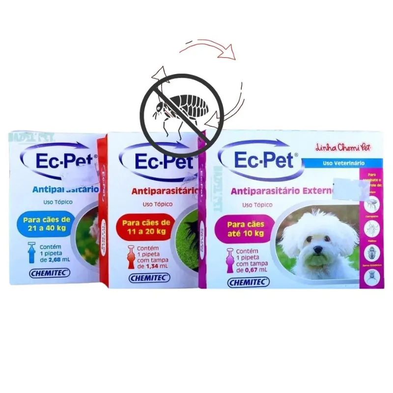 Antiparasitário Ec-pet Até 10kg - Chemitec
