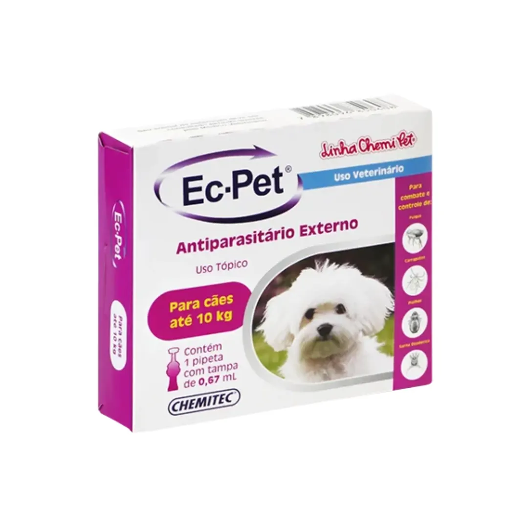 Antiparasitário Ec-pet Até 10kg - Chemitec