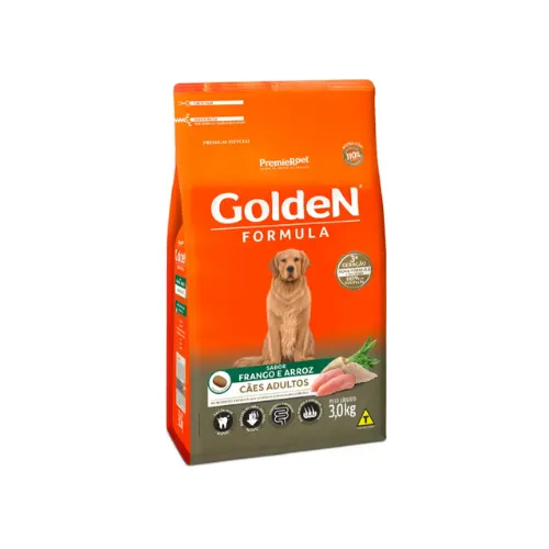 Ração Golden Fórmula Cães Adultos Frango e Arroz