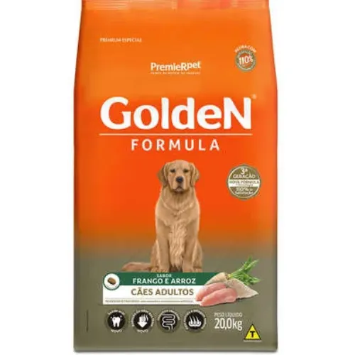 Ração Golden Fórmula Cães Adultos Frango e Arroz