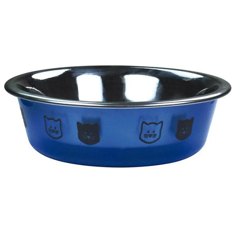 Comedouro Crystal Cat Azul Jambo