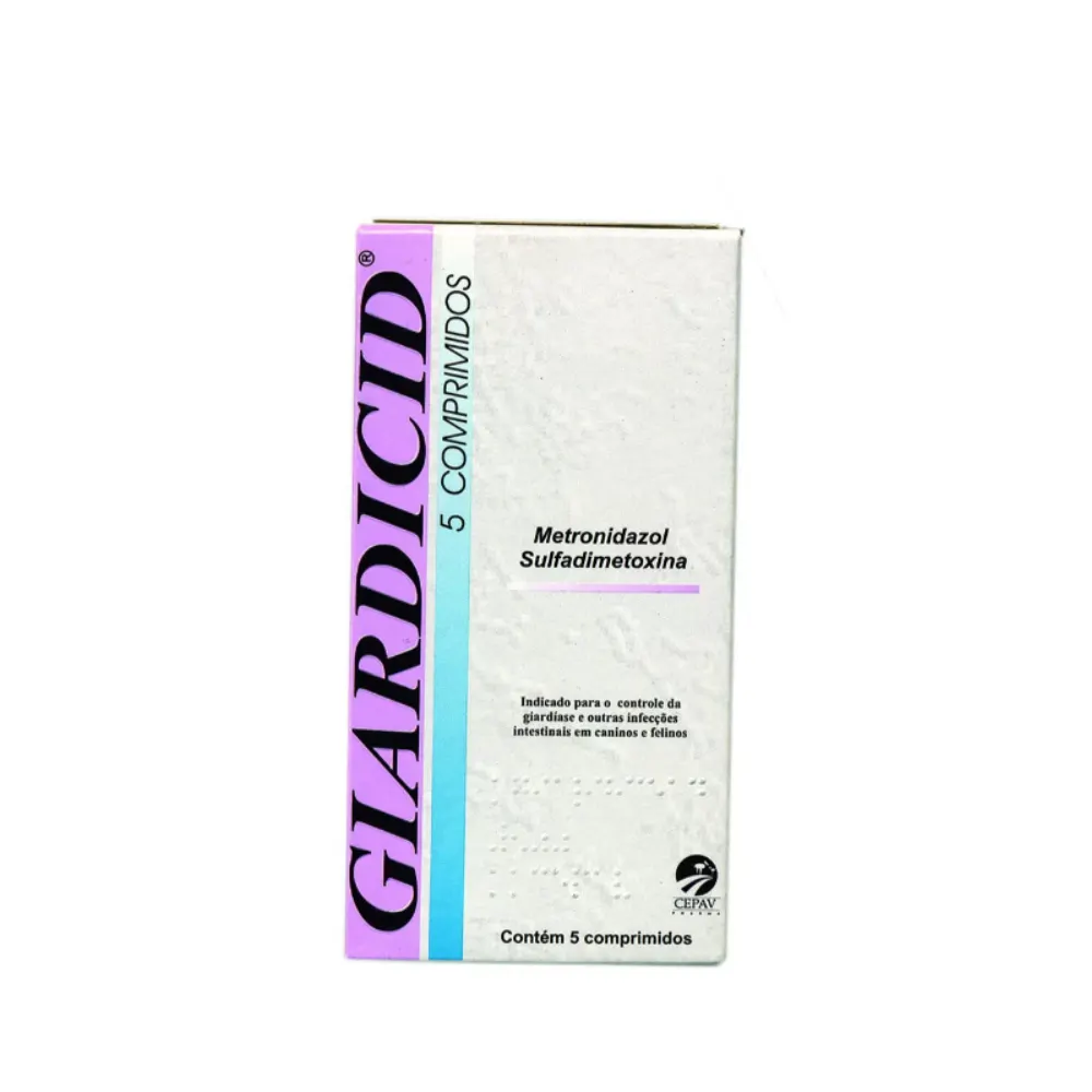 Giardicid Cepav 500mg Com 10 Comprimidos