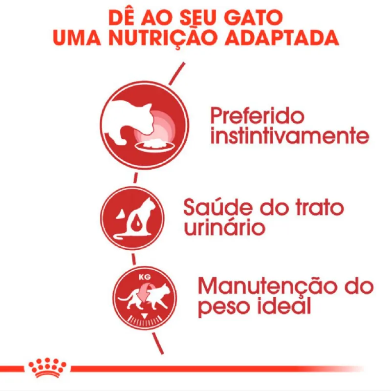 Ração Úmida Royal Canin Sachê Instinctive para Gatos Adultos Acima de 12 Meses 85 g