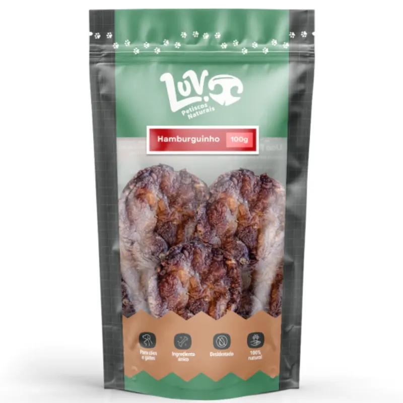 Hamburguinho Bovino Luv 100g