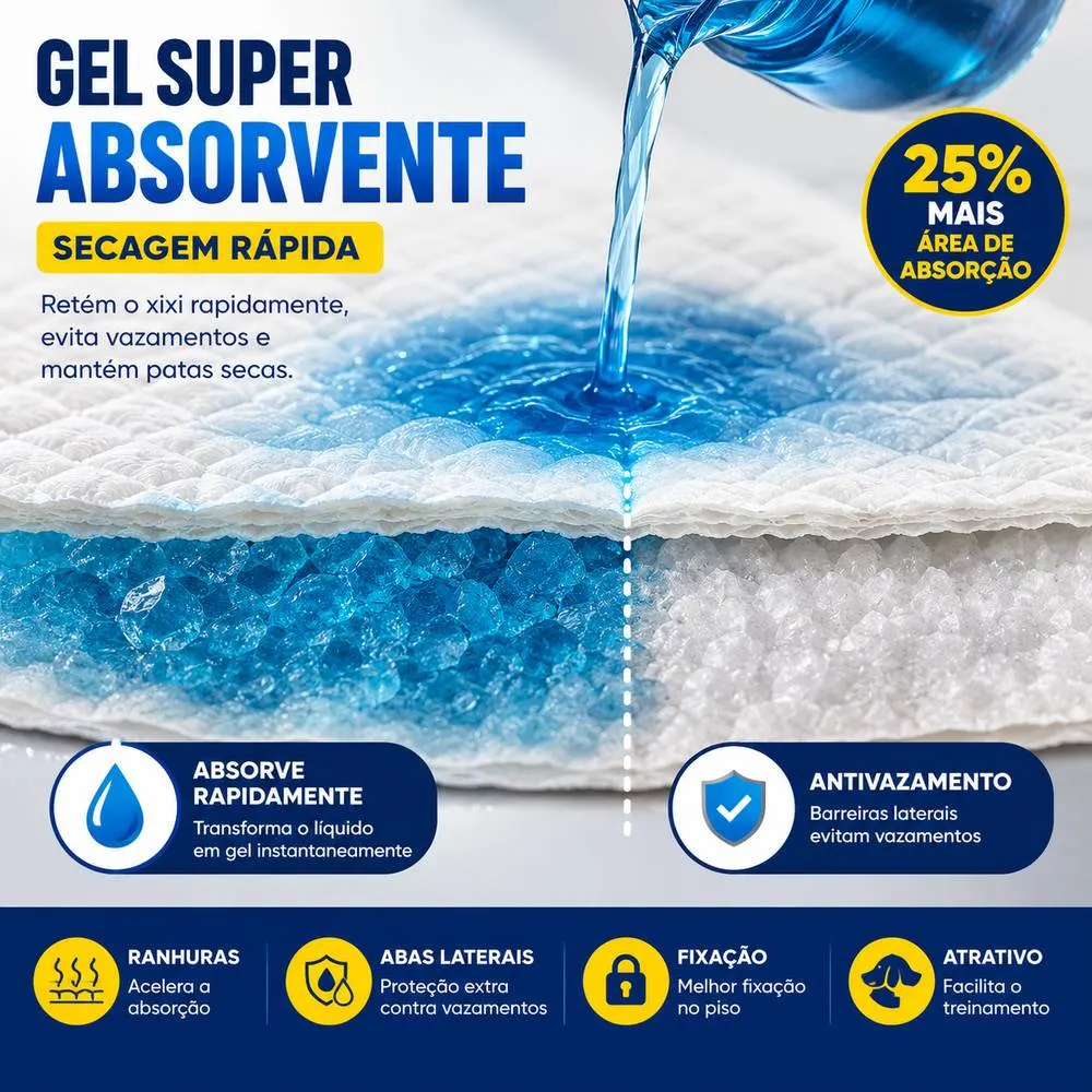 Tapete Higiênico Super Secão Max Petix - 30 unidades