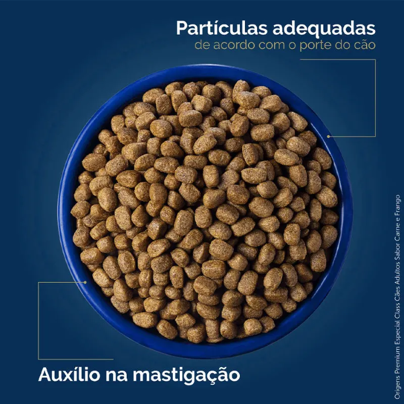 Origens  Class Adulto Carne e Frango 15 + 1 Kg Grátis