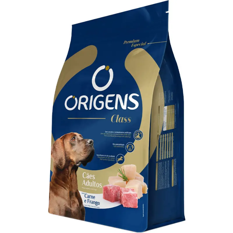 Origens  Class Adulto Carne e Frango 15 + 1 Kg Grátis