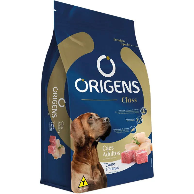 Origens  Class Adulto Carne e Frango 15 + 1 Kg Grátis